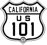 Click on shield to go to the US 101 page.