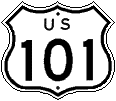 Click on shield to return to the US 101 page.