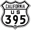 1950s era US 395 shield
