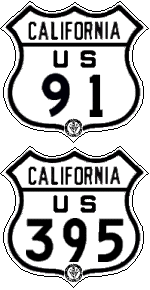 Old style US 91 and US 395 shields